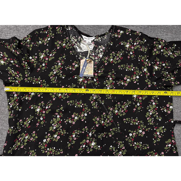 April Cornell Merriment Dress Black Floral Size XXL NWT - Picture 7 of 10